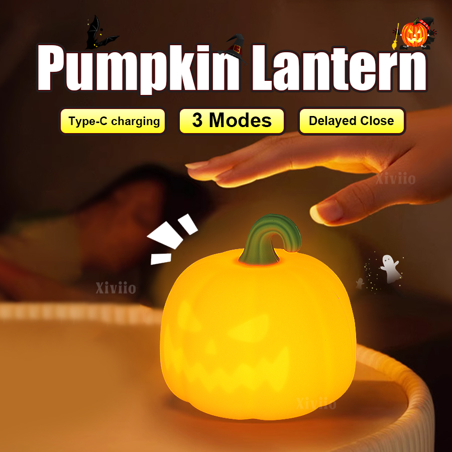 Lighting Decoration Ideas - Lámpara de calabaza de Halloween, lámpara