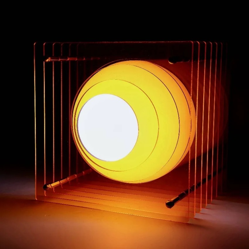 Lighting Decoration Ideas - Lámpara de acrílico DIY de mil