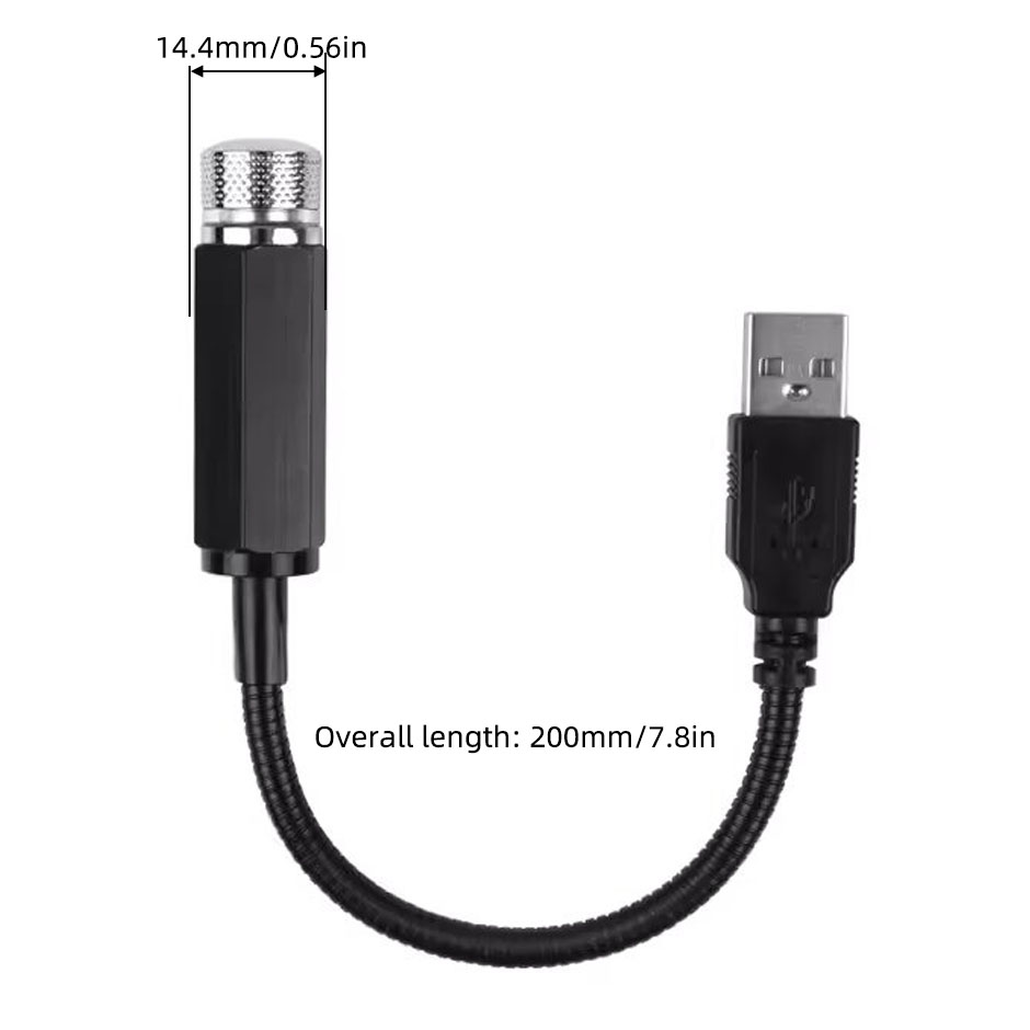 Star Projector Night - Mini Lámpara LED USB de 5V