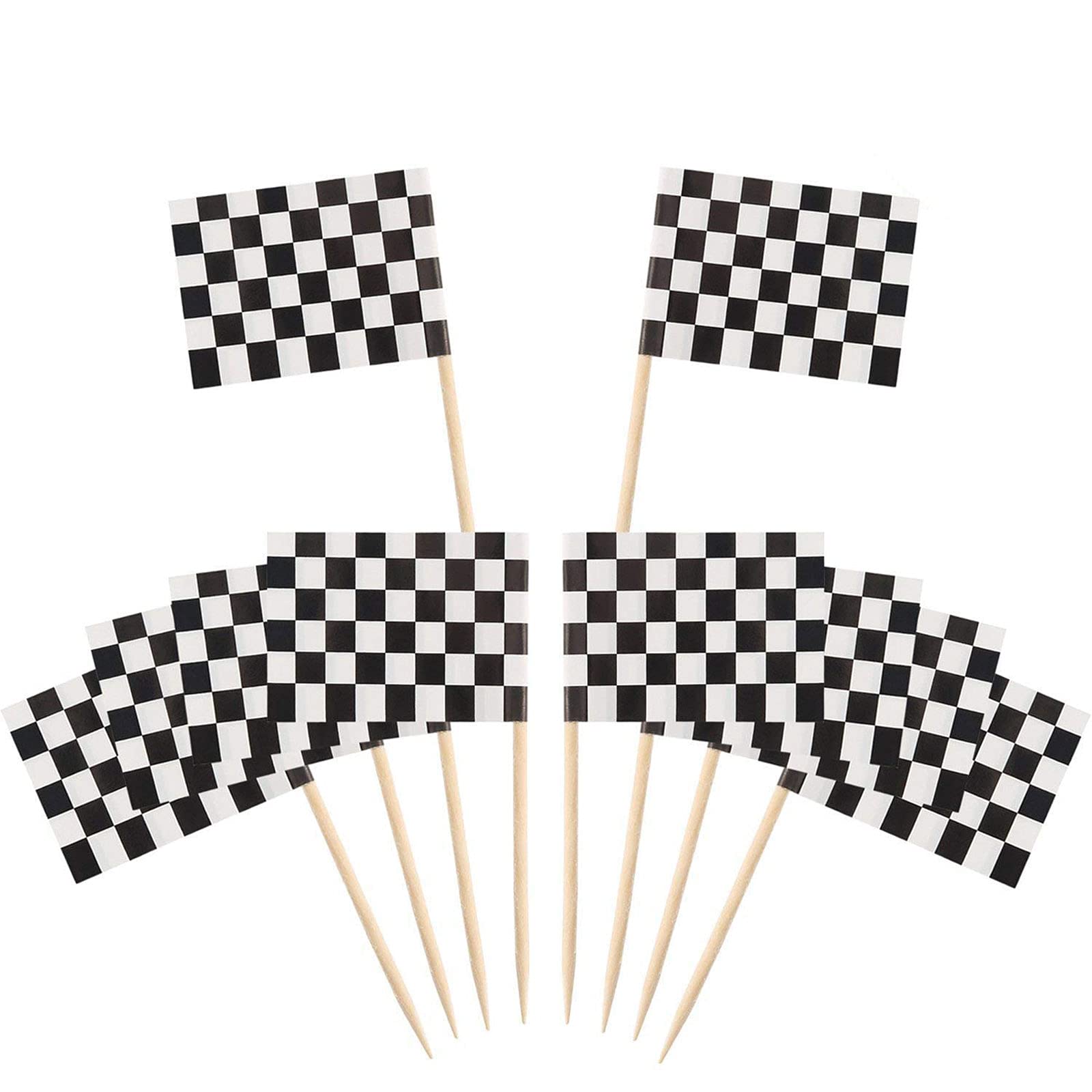 Lighting Mcqueen Birthday Decor - 24 Uds. Palillos de dientes con