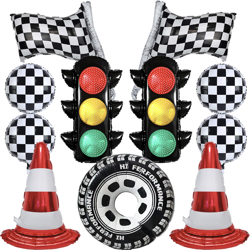Lighting Mcqueen Birthday Decor - Coche de carreras decoración de fiesta