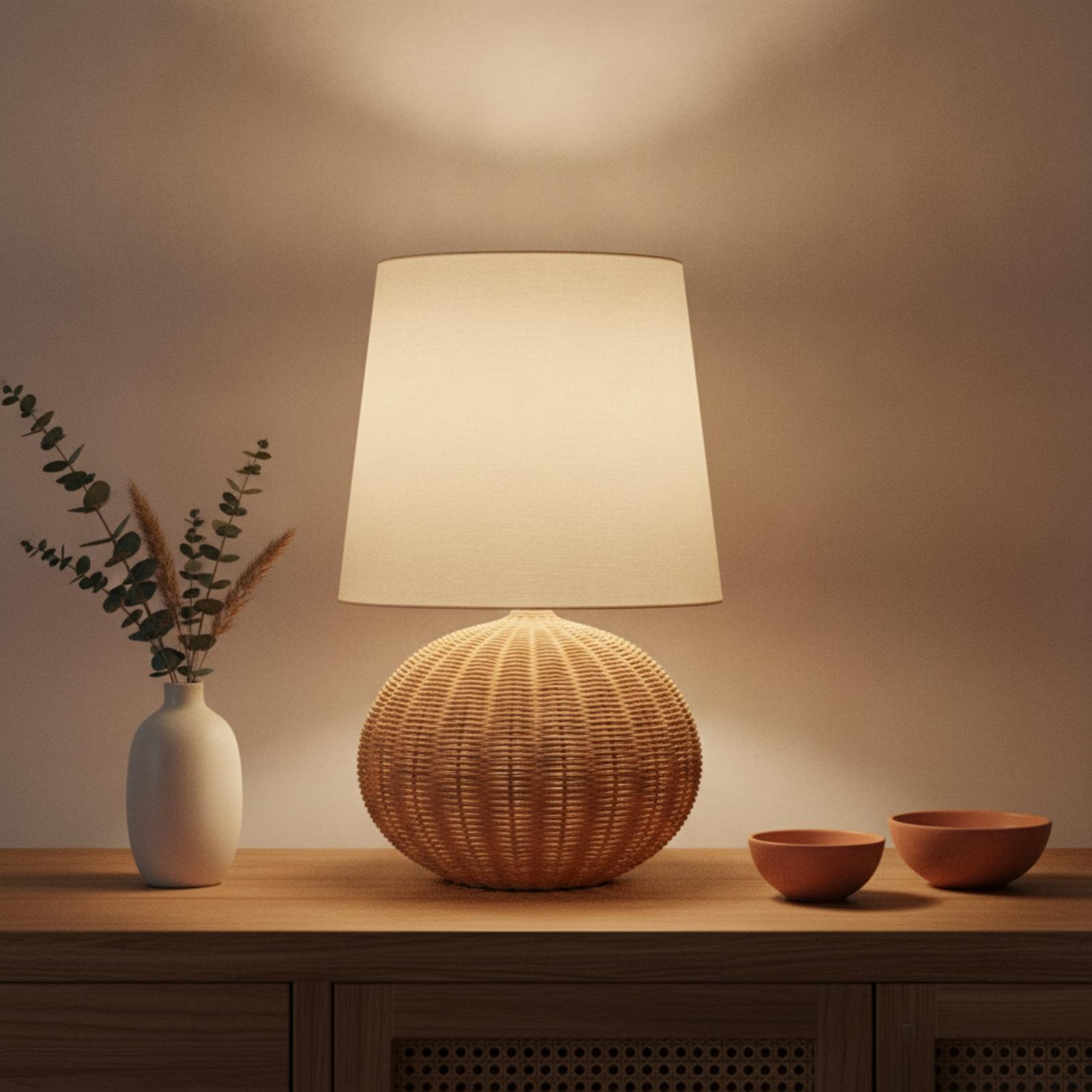Lámpara de Noche con Base de R - Lighting Decor For Living Room reseña y precio