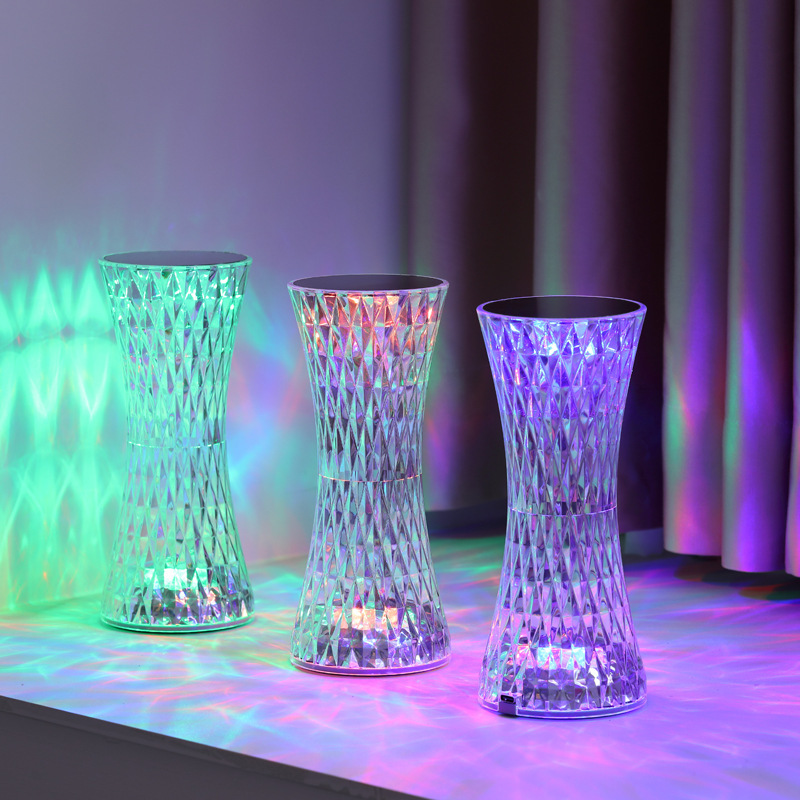 Lámparas de Noche de Cristal p - Lighting Table Decor reseña y precio