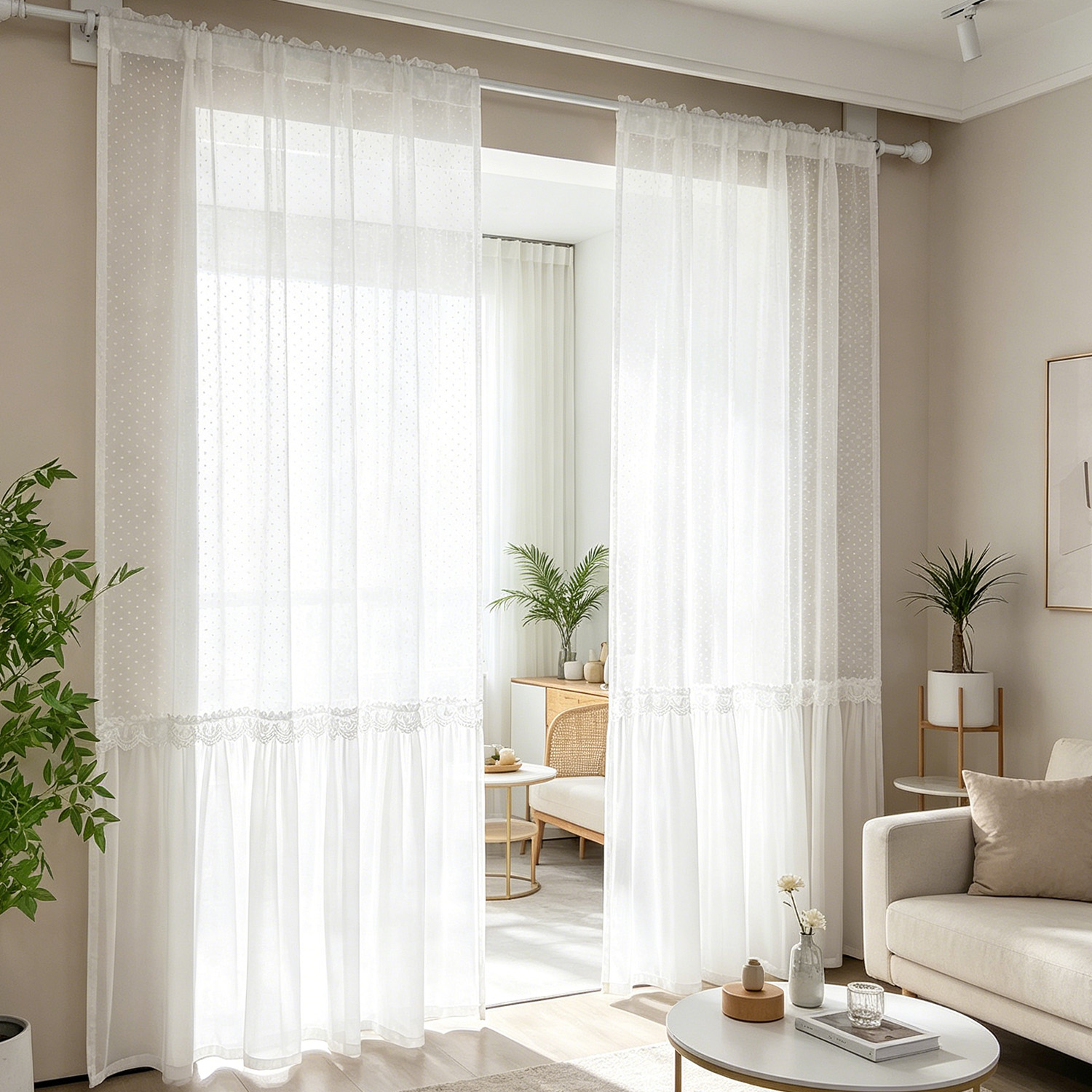 Cortina Transparente Romántica - Lighting Decoration Ideas reseña y precio