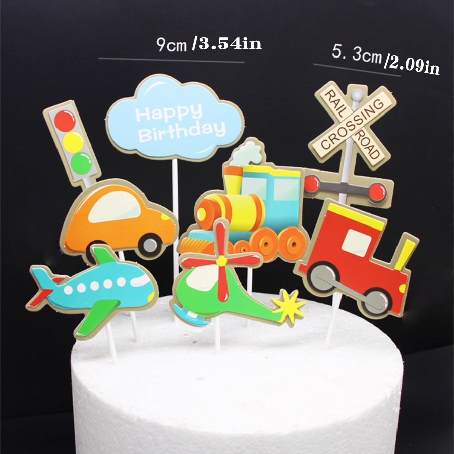 8 Piezas de Decoración para Pa - Lighting Mcqueen Birthday Decor reseña y precio