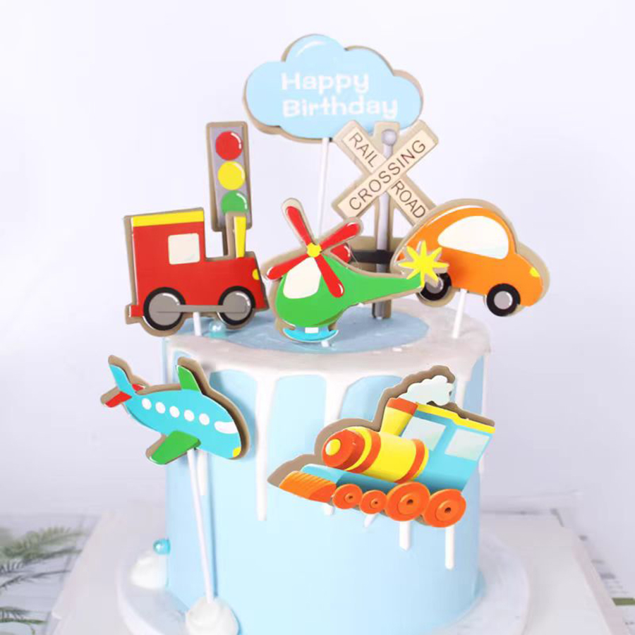 8 Piezas de Decoración para Pa - Lighting Mcqueen Birthday Decor reseña y precio
