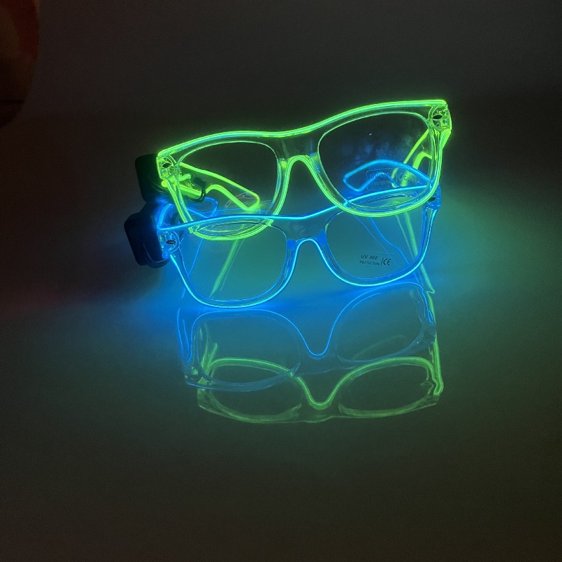 Gafas LED con montura transpar - Lighting Visual reseña y precio