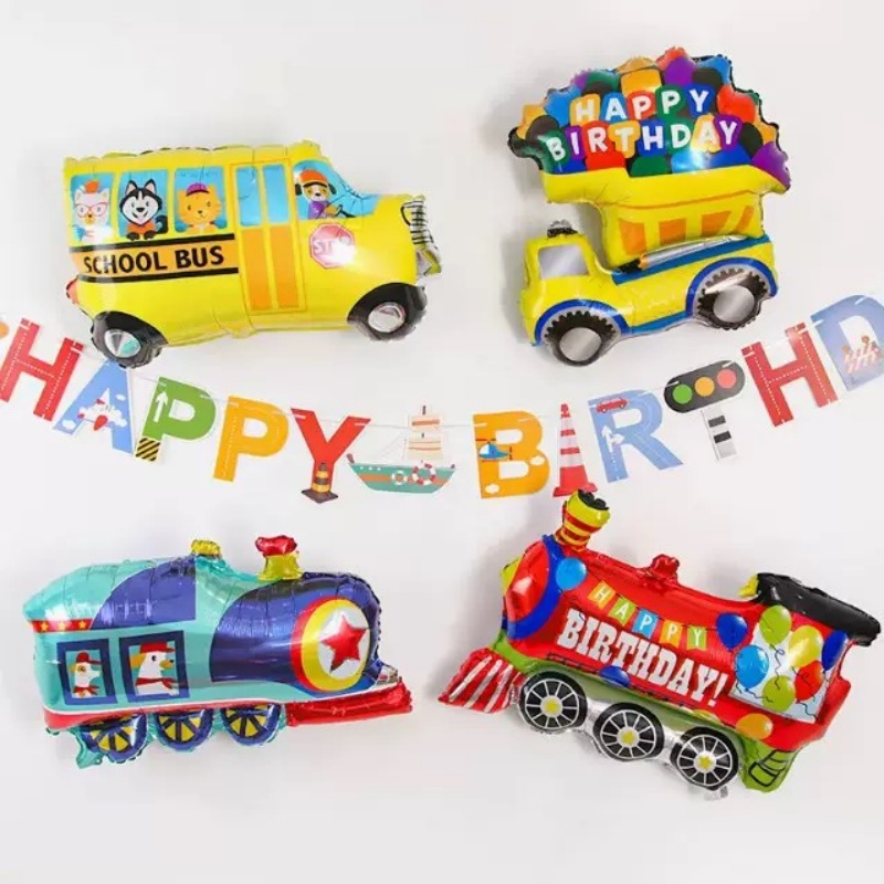 Globo de aluminio de coche de  - Lighting Mcqueen Birthday Decor reseña y precio