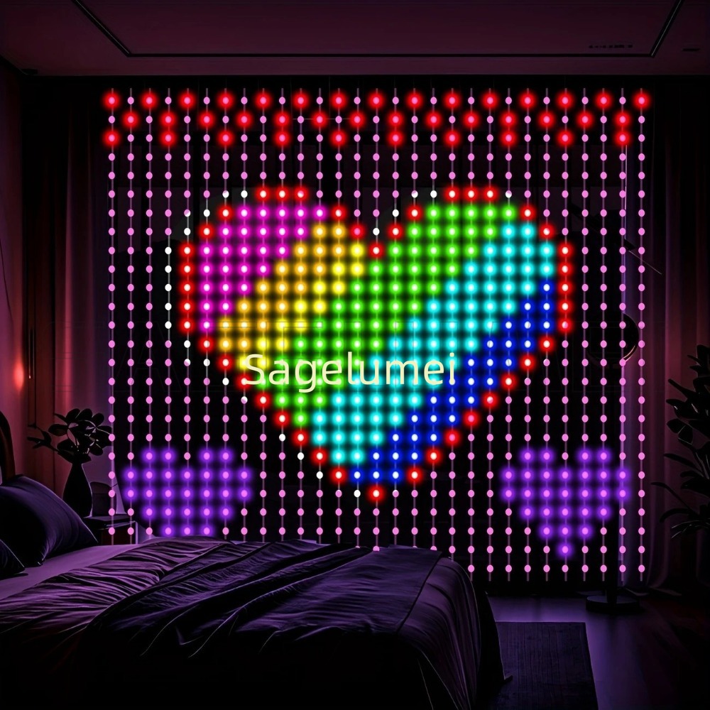 Guirnalda de luces LED de 400L - Fairy Light Curtain reseña y precio