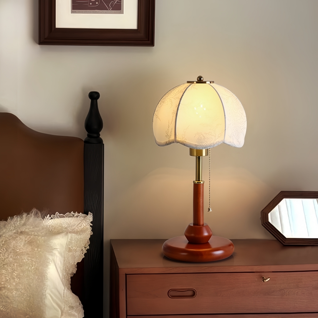 Lámpara de Mesa Vintage con Fo - Lighting Table Decor reseña y precio