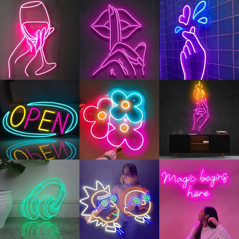 DIY letrero de neón personaliz - Neon Sign Custom Led reseña y precio