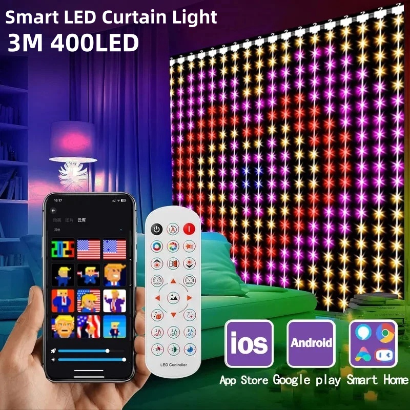 Luces de Cortina Inteligentes  - Fairy Light Curtain reseña y precio