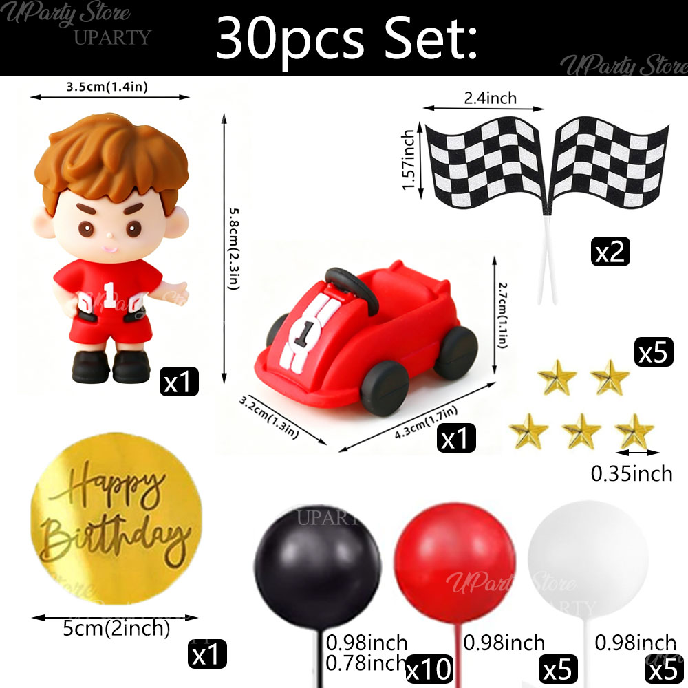 Adornos para Pastel de Coche d - Lighting Mcqueen Birthday Decor reseña y precio
