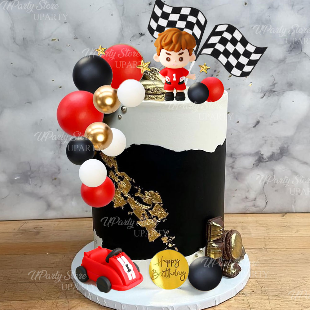 Adornos para Pastel de Coche d - Lighting Mcqueen Birthday Decor reseña y precio