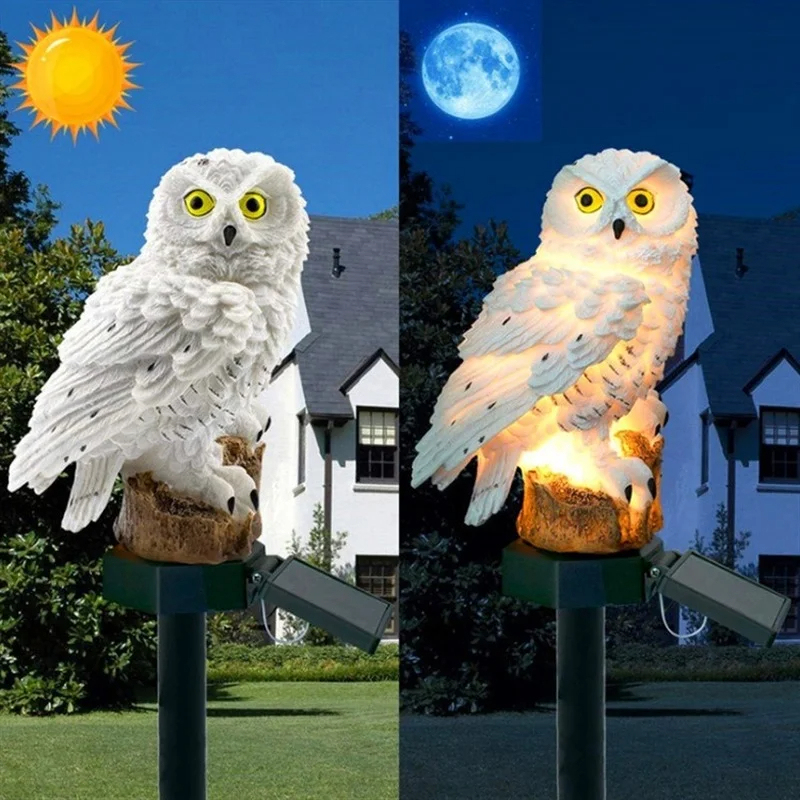 Lámpara Solar con Forma de Búh - Lighting Decoration Ideas reseña y precio