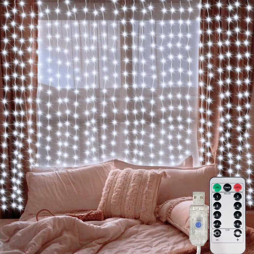 Guirnalda de Luces LED para Co - Fairy Light Curtain reseña y precio