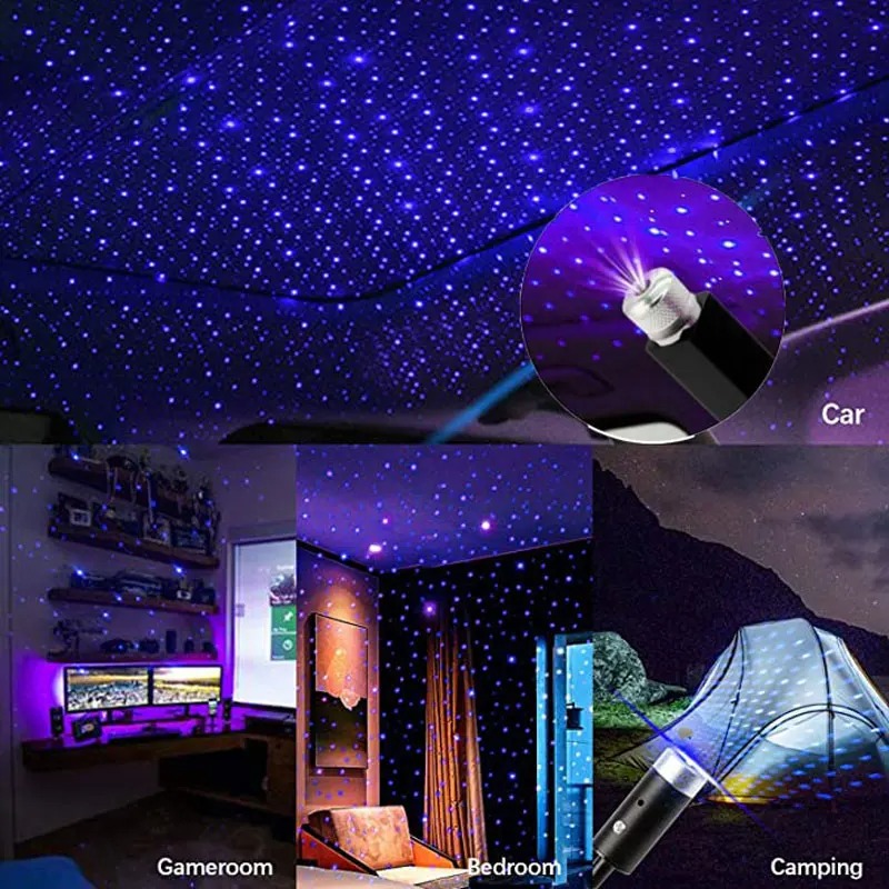 Luz LED nocturna de cielo estr - Star Projector Night reseña y precio