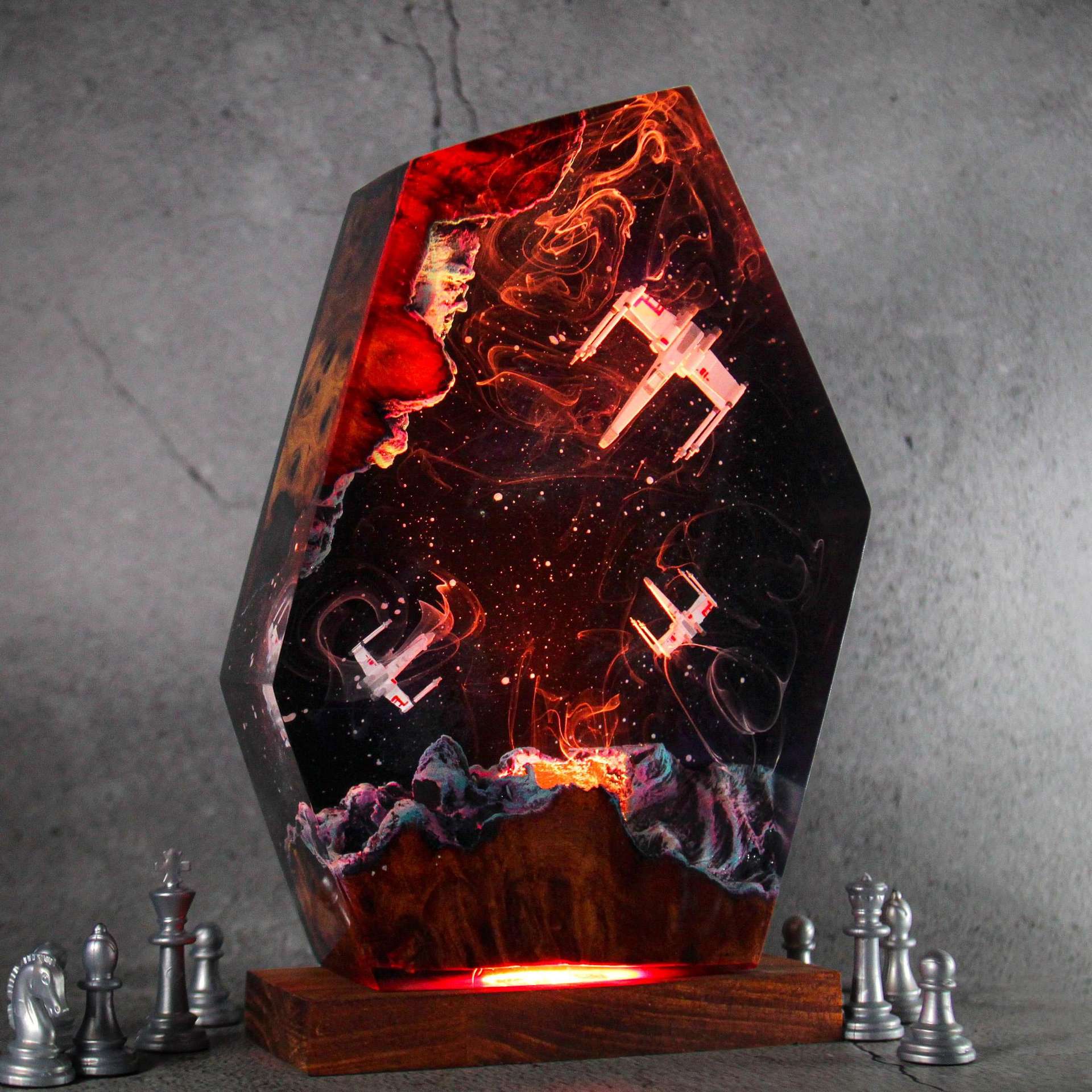 Artículos personalizados, luz  - Lighting Table Decor reseña y precio