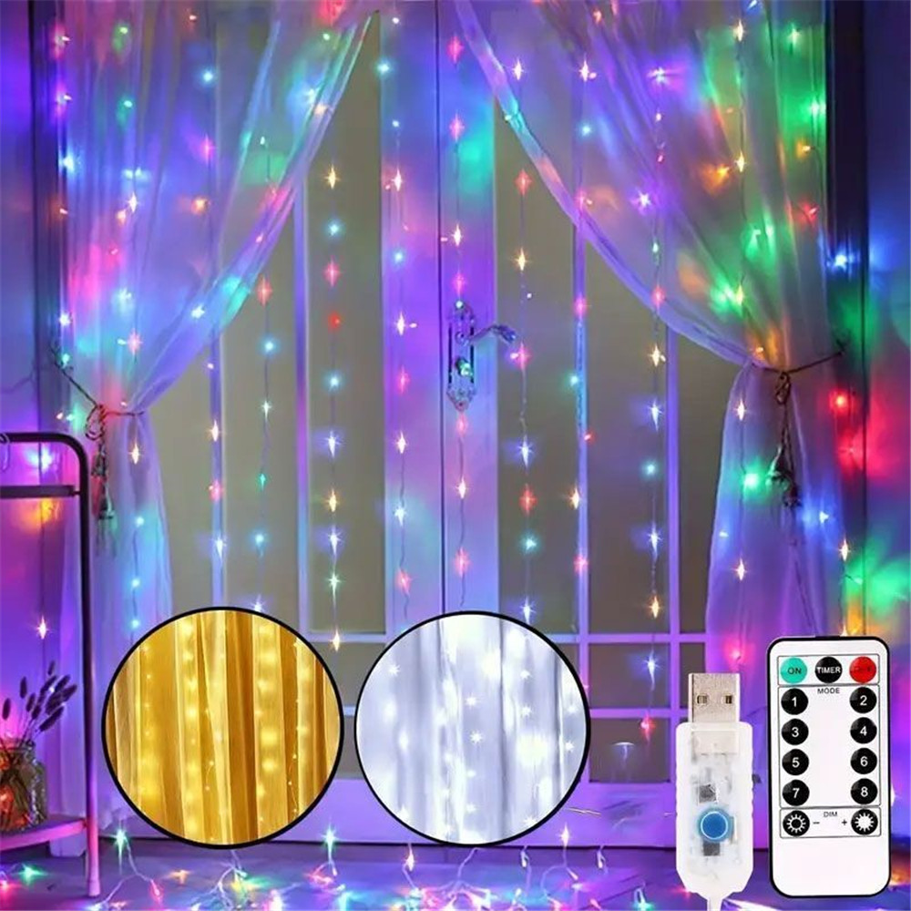 Guirnalda de luces LED 3M, dec - Fairy Light Curtain reseña y precio