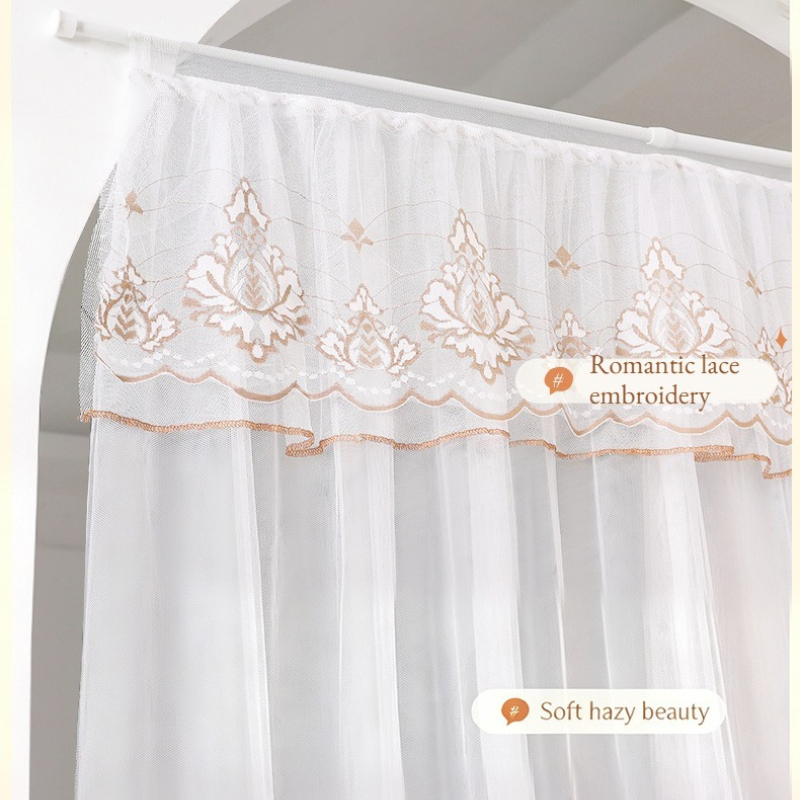 Cortina Transparente Bordada c - Japanese Lighting Decor reseña y precio