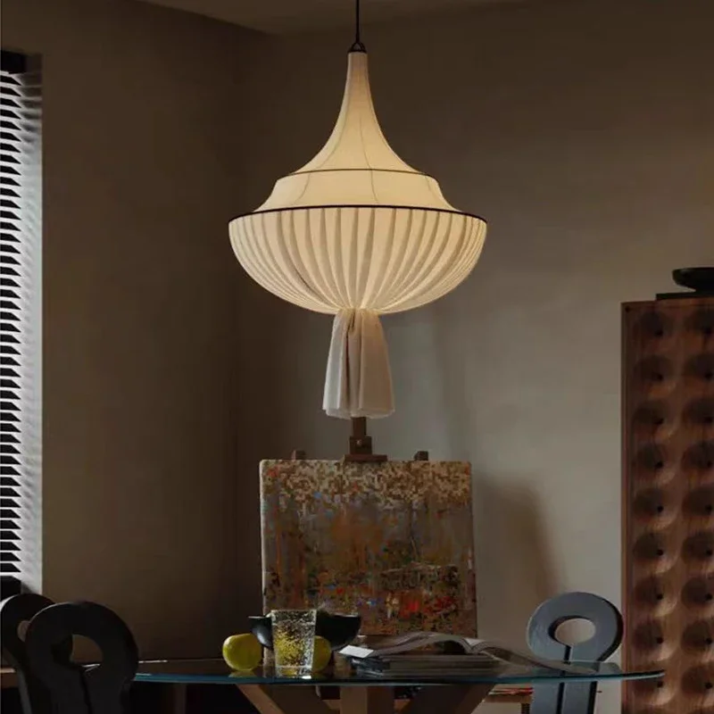 Lámpara Colgante de Tela Estil - Japanese Lighting Decor reseña y precio