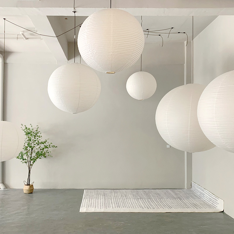 Luces colgantes de papel nórdi - Japanese Lighting Decor reseña y precio