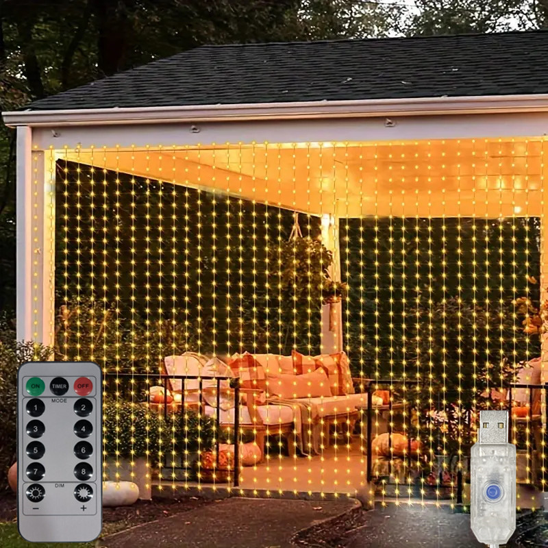 Guirnalda de luces LED para ja - Fairy Light Curtain reseña y precio