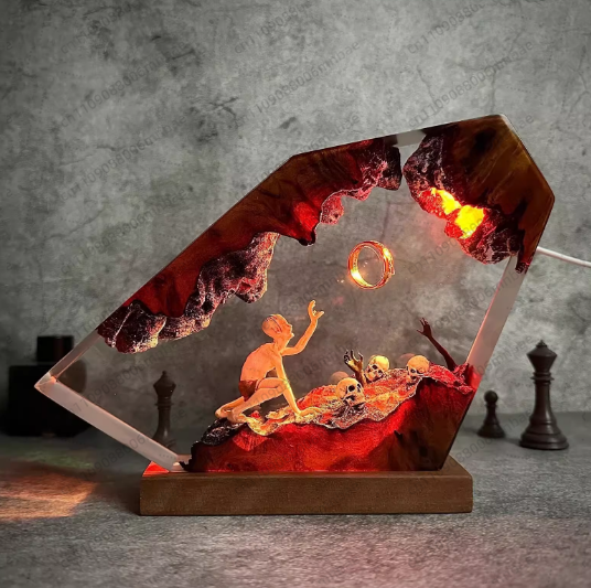 Lámpara de Resina, Decoración  - Unique Lighting Decor reseña y precio