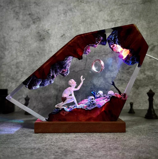 Lámpara de Resina, Decoración  - Unique Lighting Decor reseña y precio