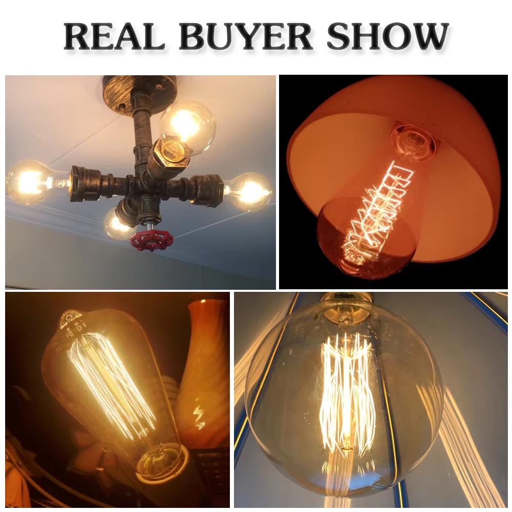 Bombilla Retro Edison E27 40W  - Lighting Decoration Ideas reseña y precio