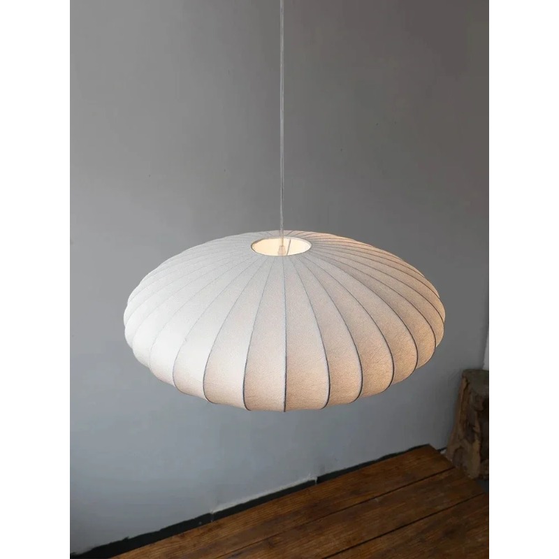 Lámpara Colgante de Seda Hecha - Japanese Lighting Decor reseña y precio