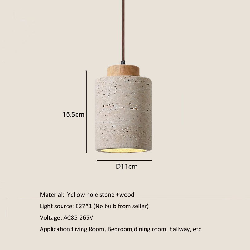 Lámpara colgante de piedra de  - Japanese Lighting Decor reseña y precio