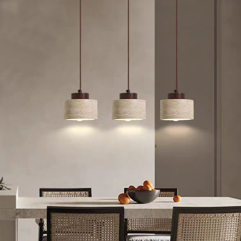 Lámpara colgante de piedra de  - Japanese Lighting Decor reseña y precio