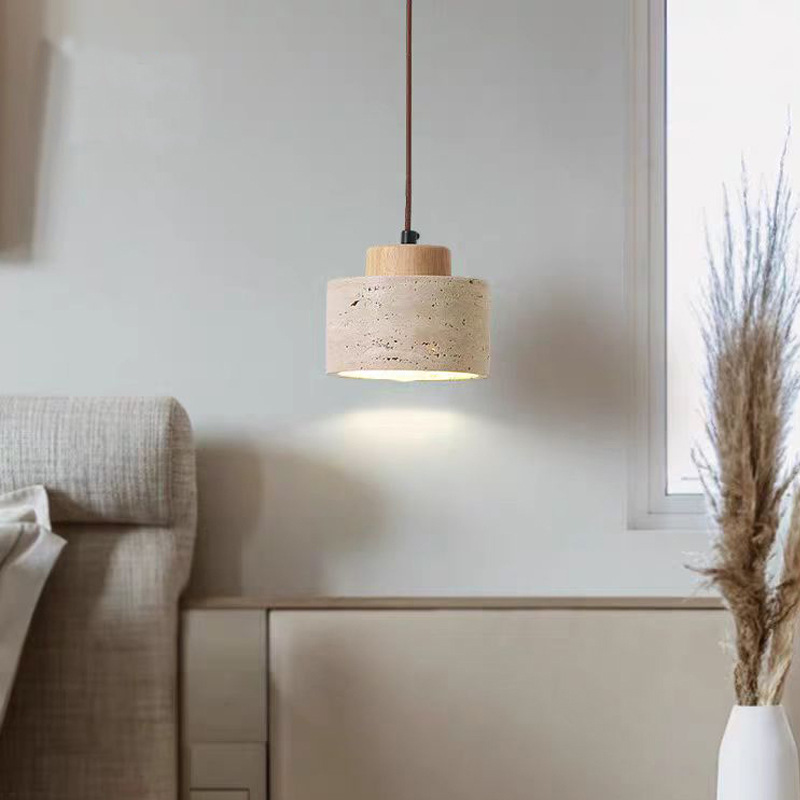 Lámpara colgante de piedra de  - Japanese Lighting Decor reseña y precio